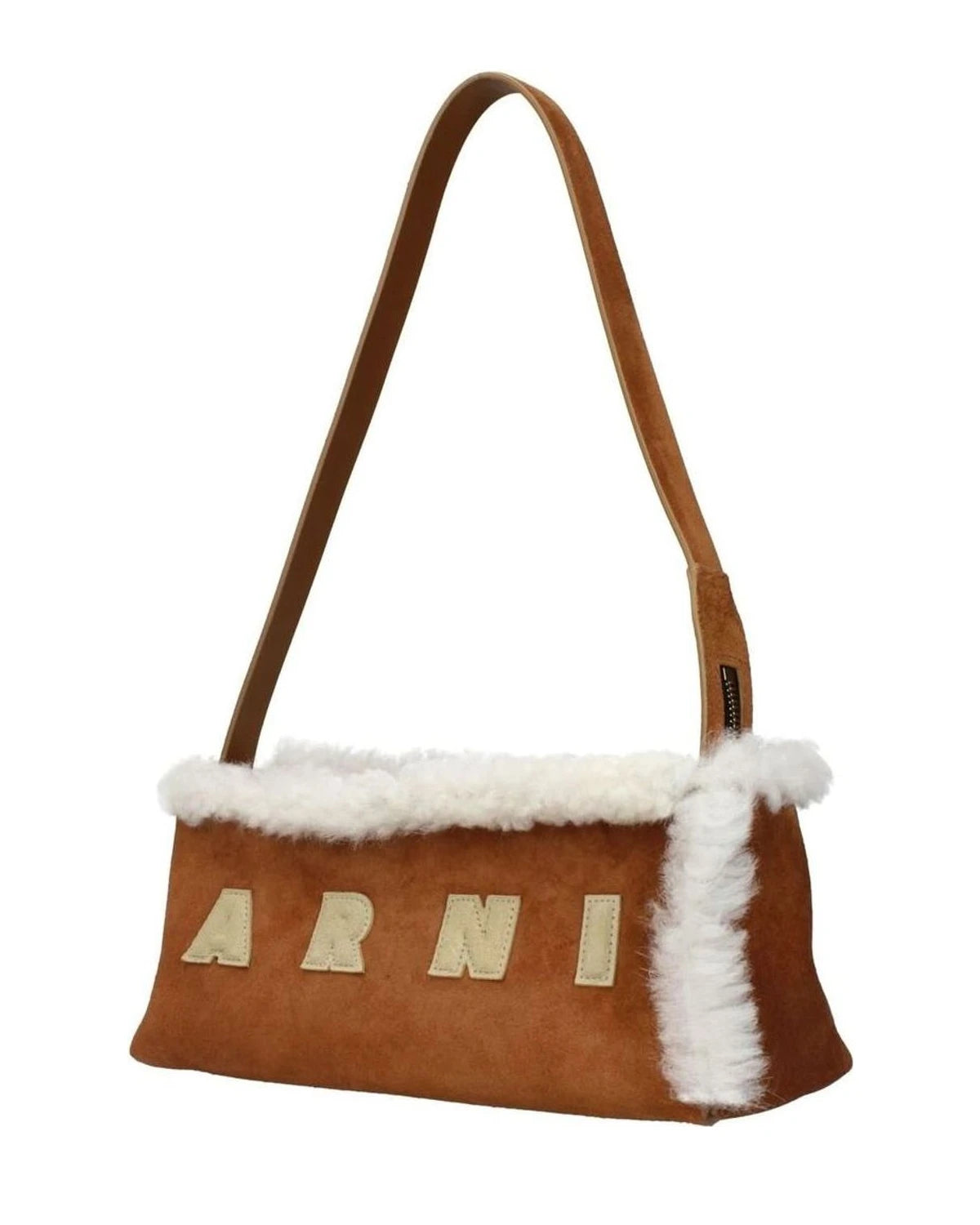 Marni Brown Leather Shoulder Bag Glam Steals