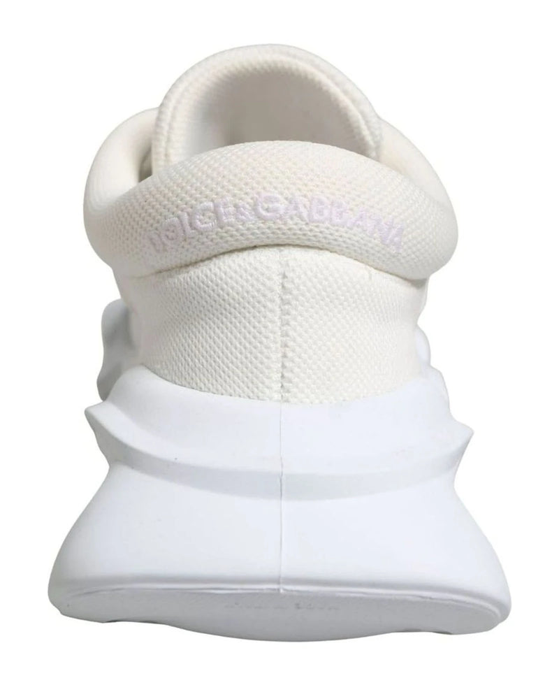 Dolce & Gabbana White Slip On Wave Low Top Sneakers Glam Steals