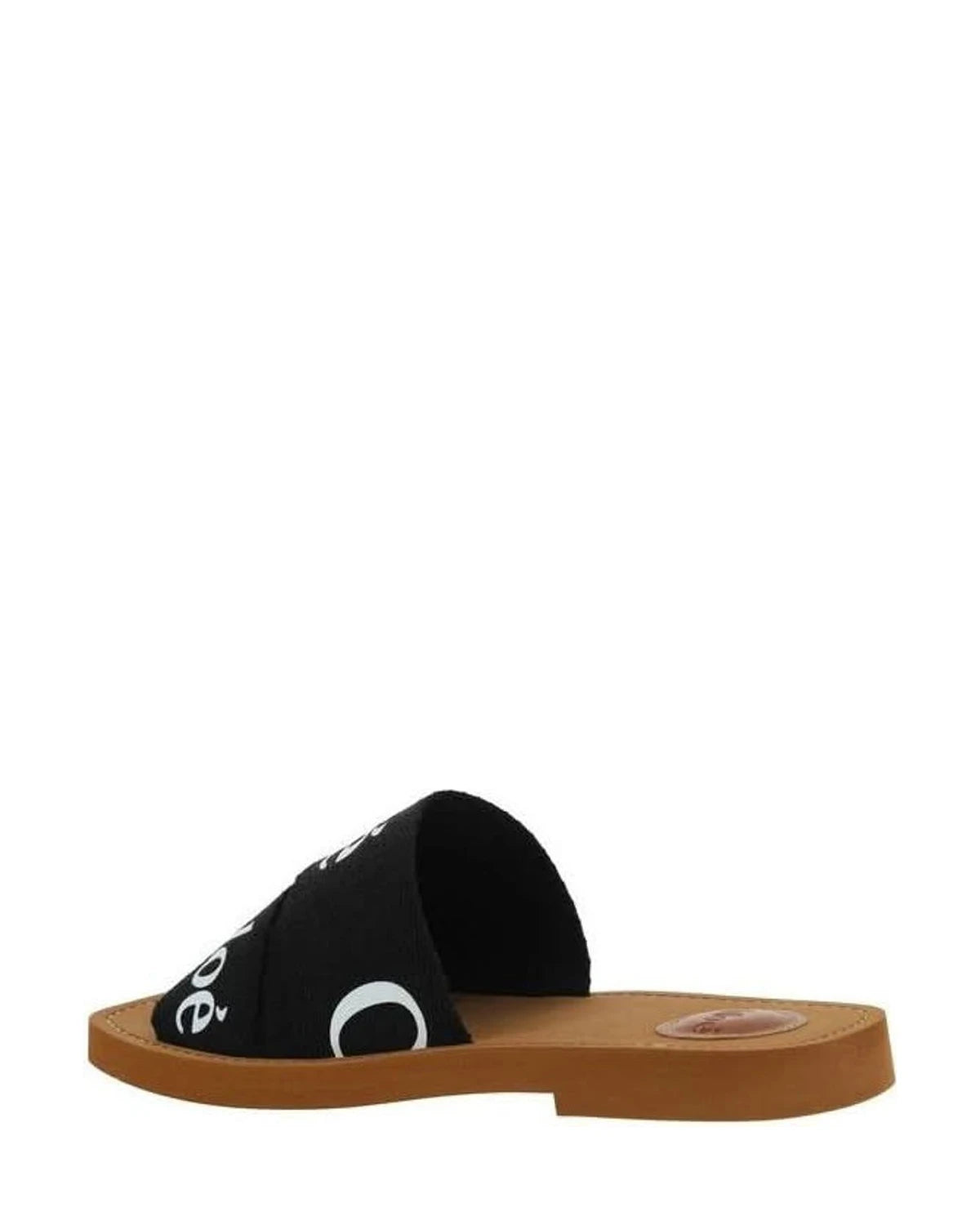Chloé Black Linen Flat Sandals Glam Steals