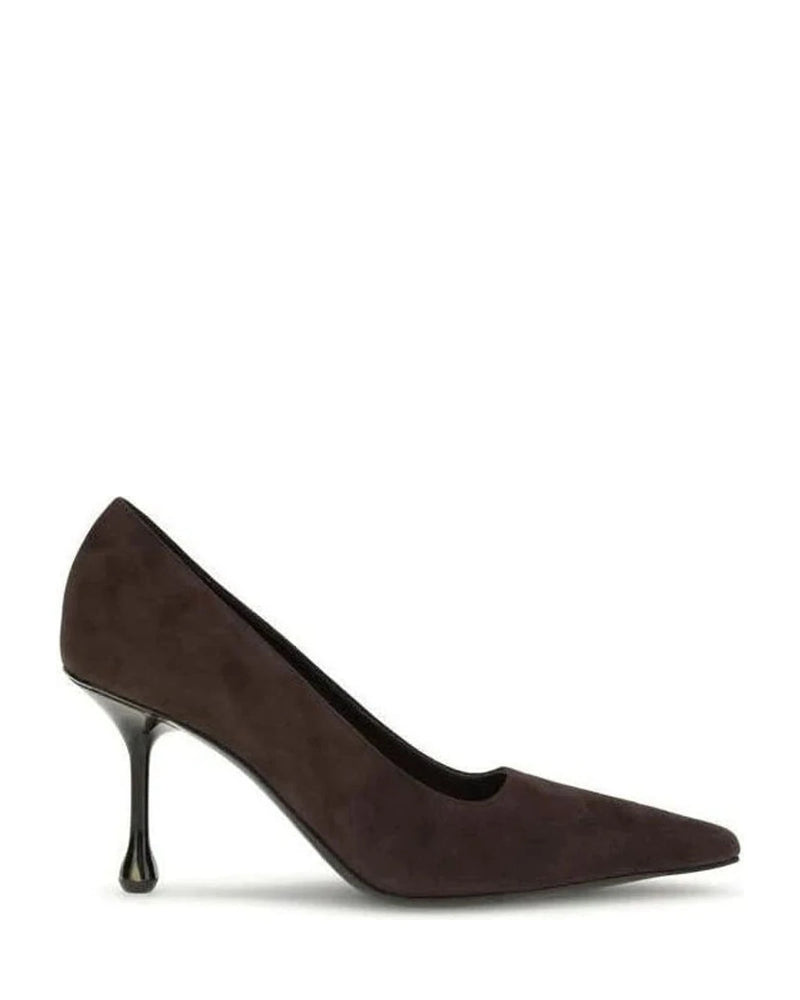 Jimmy Choo Brown Goatskin High Heel Pumps 