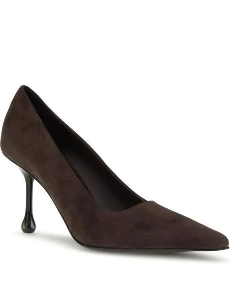 Jimmy Choo Brown Goatskin High Heel Pumps 