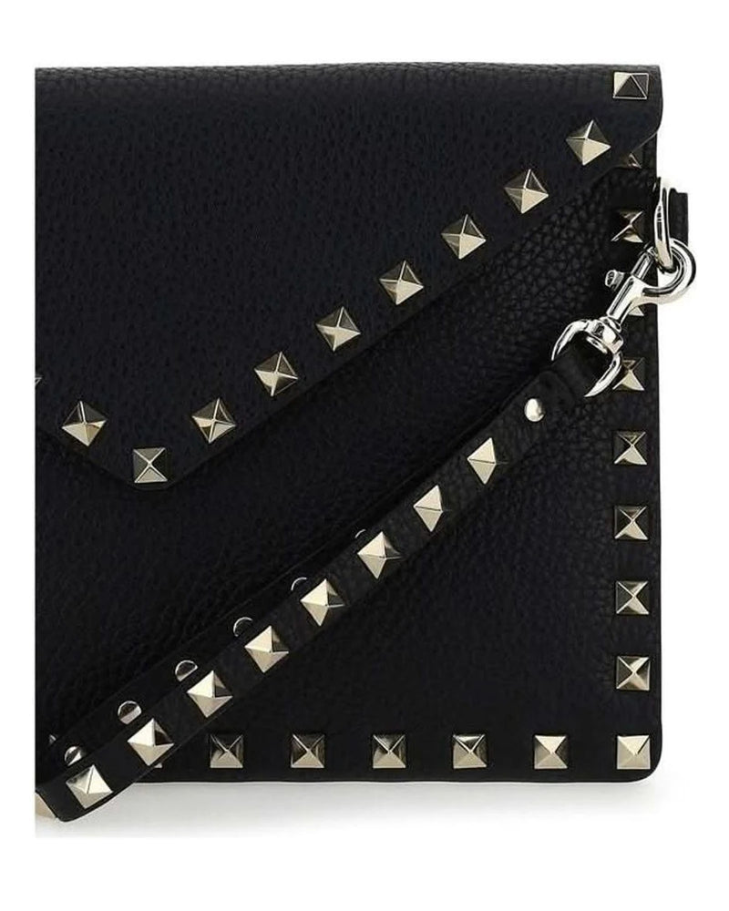 Valentino Garavani Black Leather Calf Bos Taurus Wallet Glam Steals