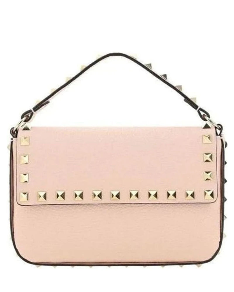 Valentino Garavani Pink Leather Calf Bos Taurus Shoulder Bag Glam Steals