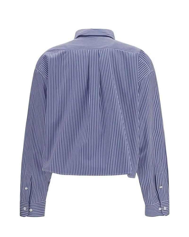 Miu Miu Dress Shirt in blue, Cotton — view 2
