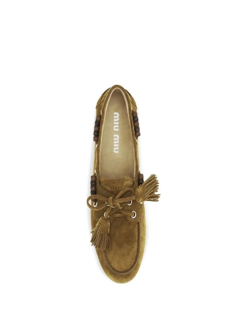 Miu Miu Beige Loafers 