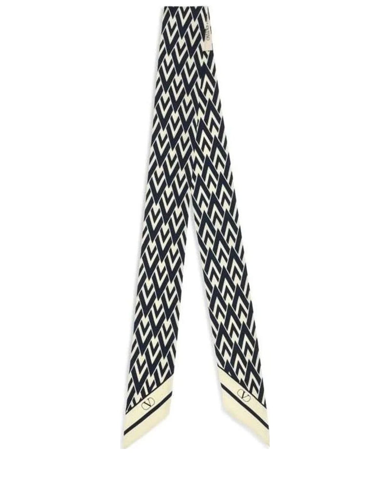 Valentino Garavani Scarves & Shawl in blue, Silk