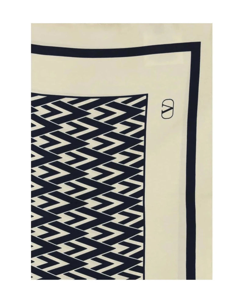 Valentino Garavani Scarves & Shawl in beige, Silk — view 3
