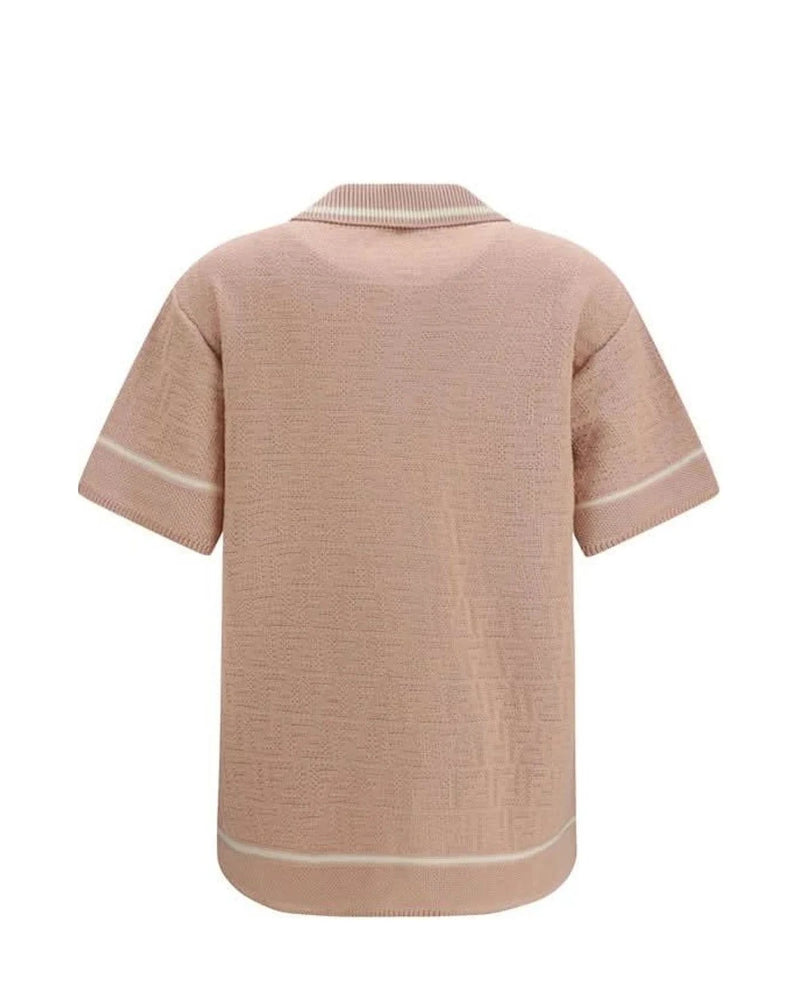 Fendi Dress Shirt in pink, Cotton — view 2