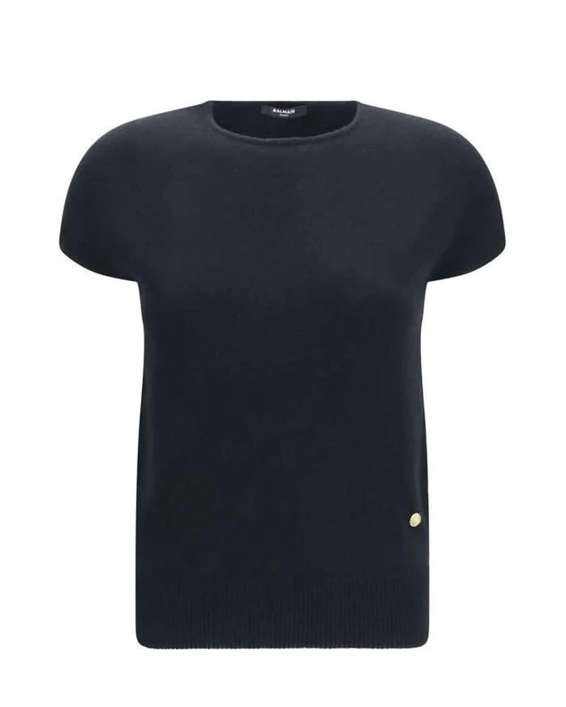 Balmain Sweater in black, Merino Wool