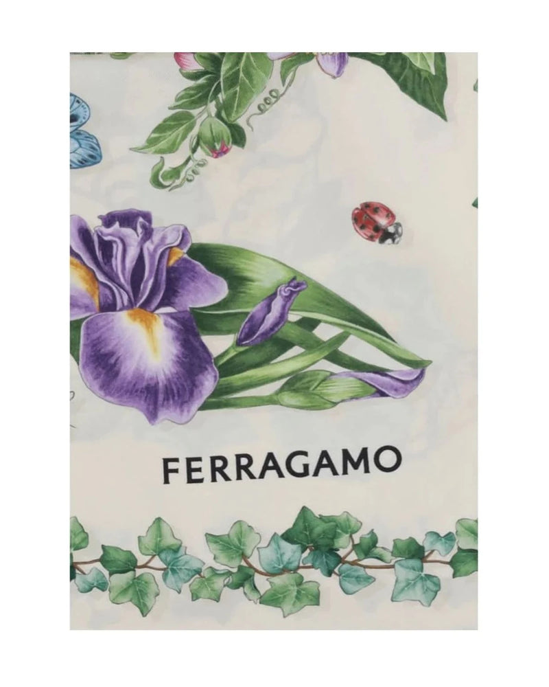 Ferragamo Scarves & Shawl in beige, Silk — view 3
