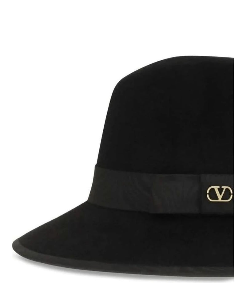 Valentino Garavani Fedora in black, Cotton — view 3