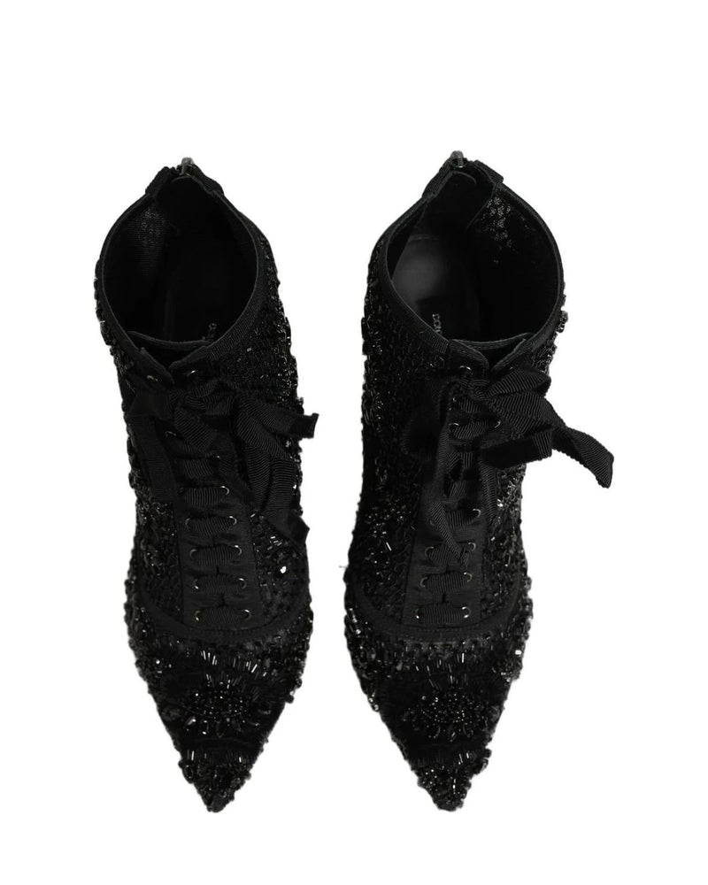 Dolce & Gabbana Black Ankle Boots 