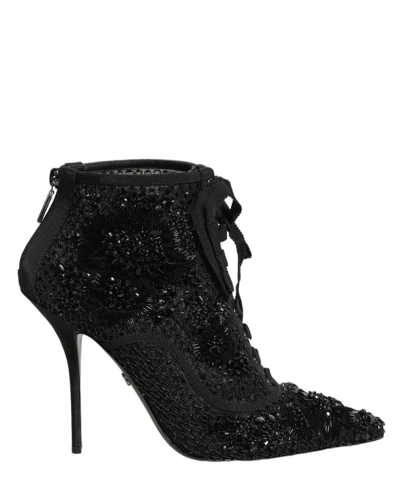 Dolce & Gabbana Black Ankle Boots 