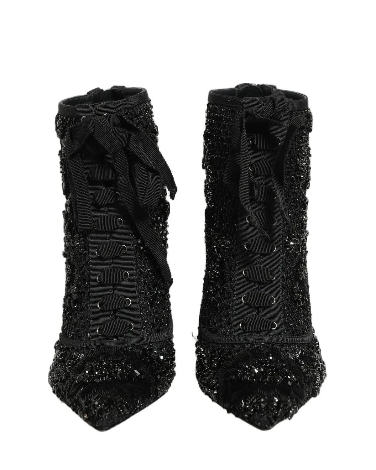 Dolce & Gabbana Black Ankle Boots 