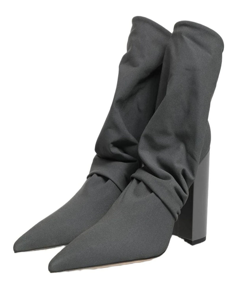 Dolce & Gabbana Socks Gray Ankle Boots 