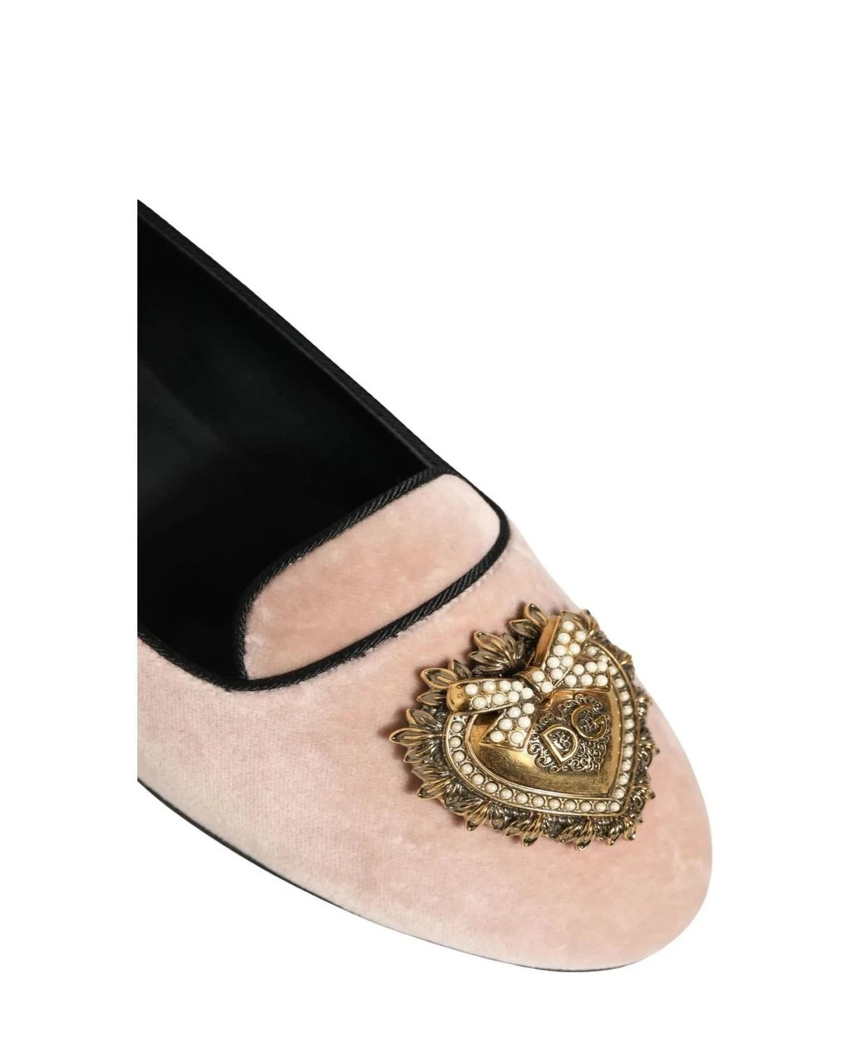 Dolce & Gabbana Devotion Pink Loafers 