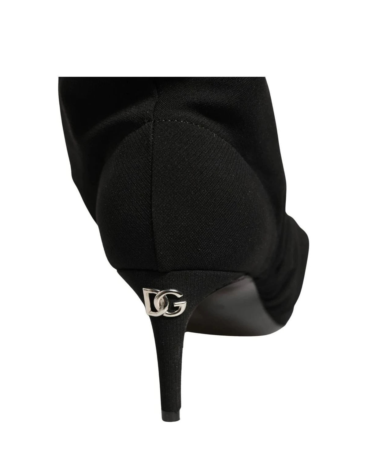 Dolce & Gabbana Socks Black Ankle Boots 