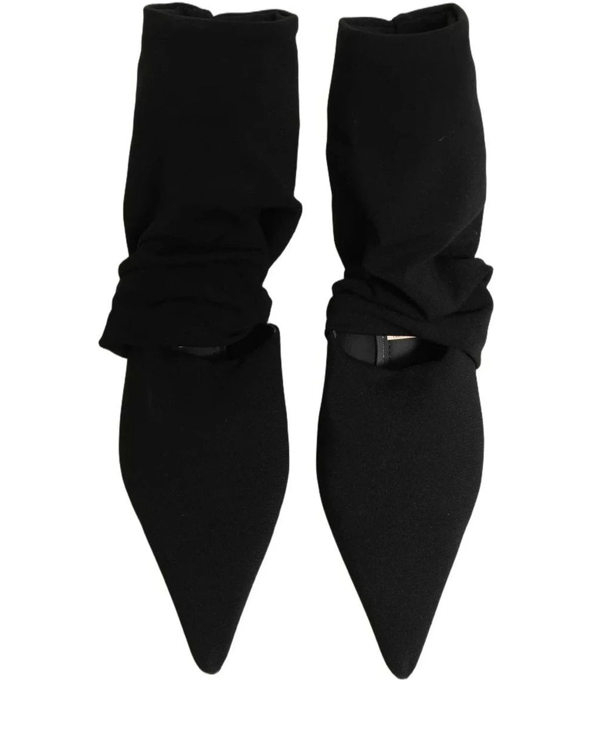 Dolce & Gabbana Socks Black Ankle Boots 