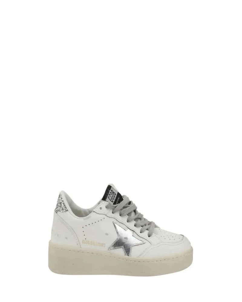 Golden Goose Silver Sneakers 