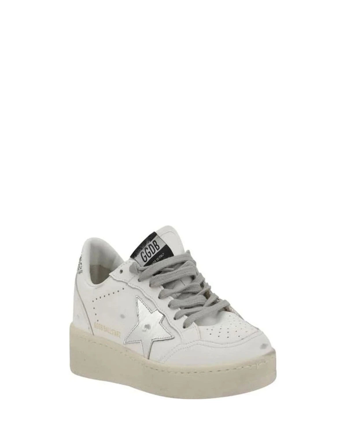 Golden Goose Silver Sneakers 