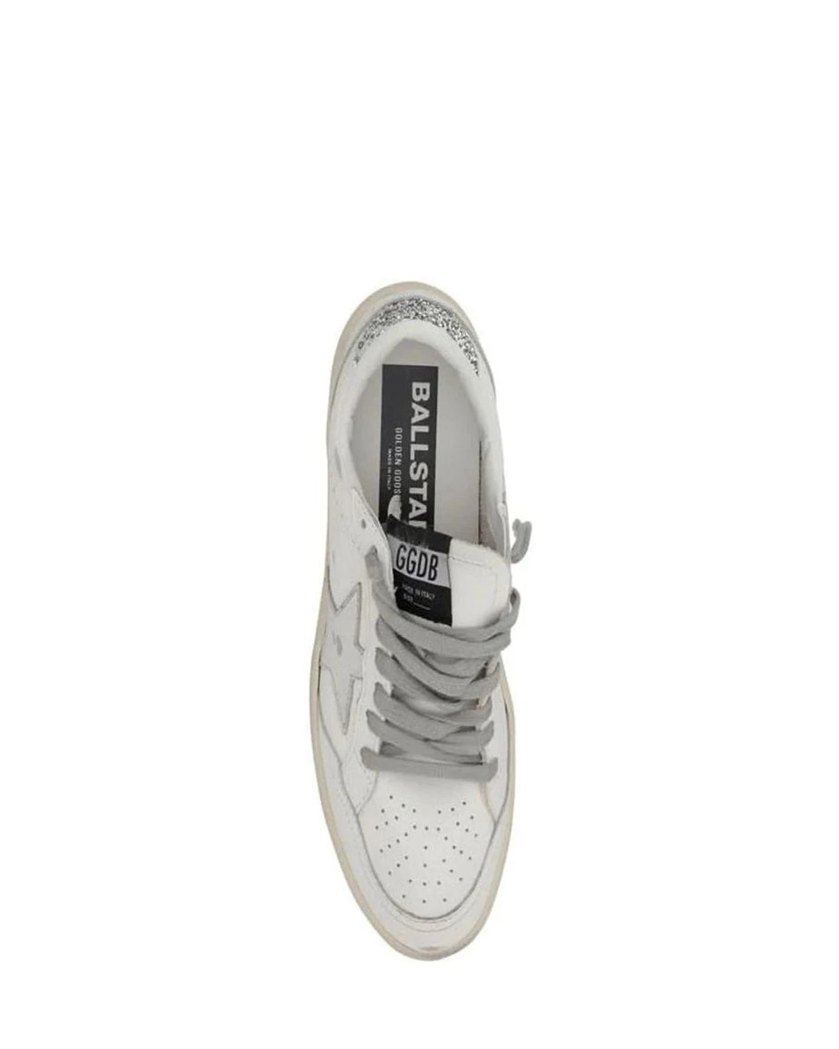 Golden Goose Silver Sneakers 