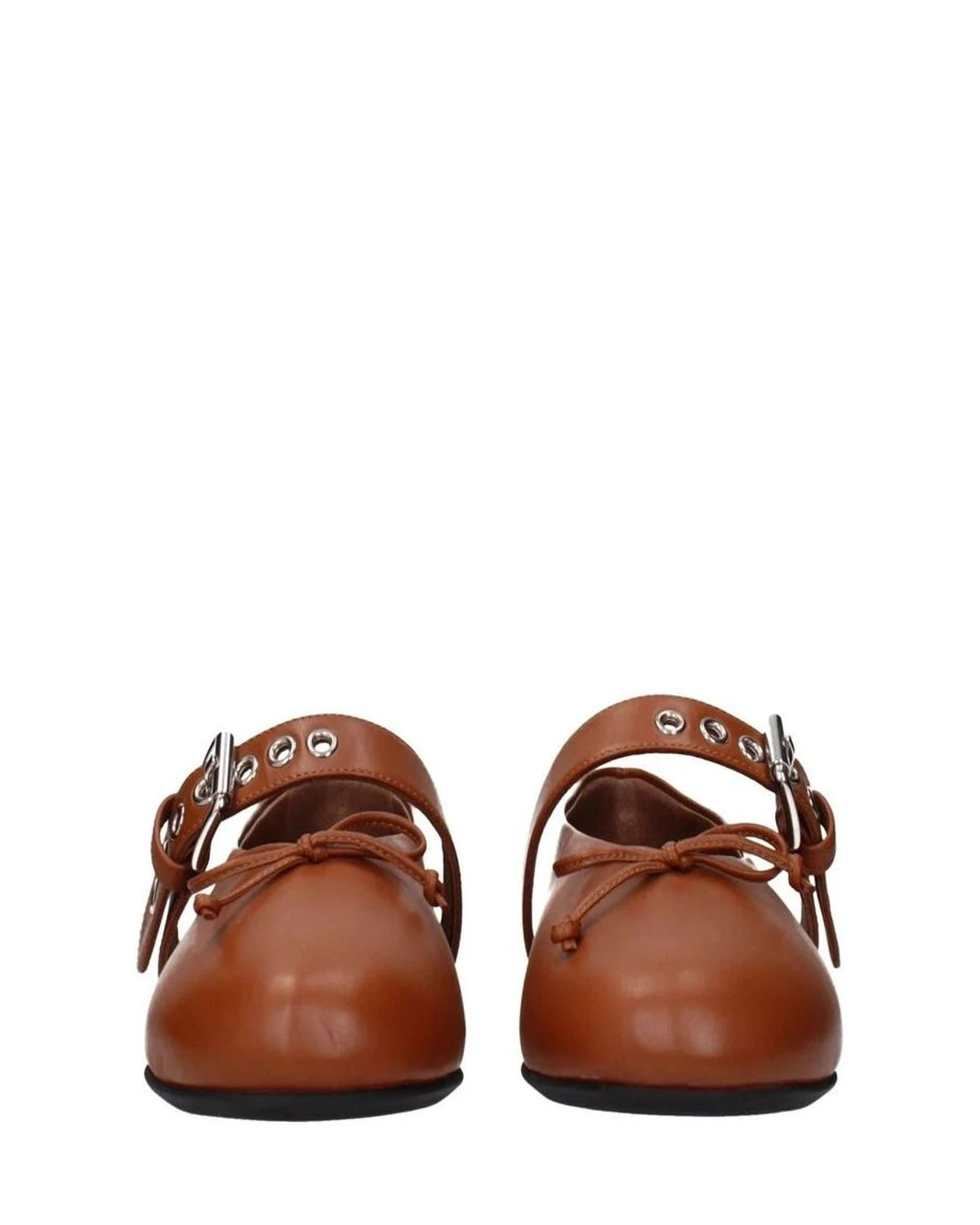 Miu Miu Brown Ballet Flats 