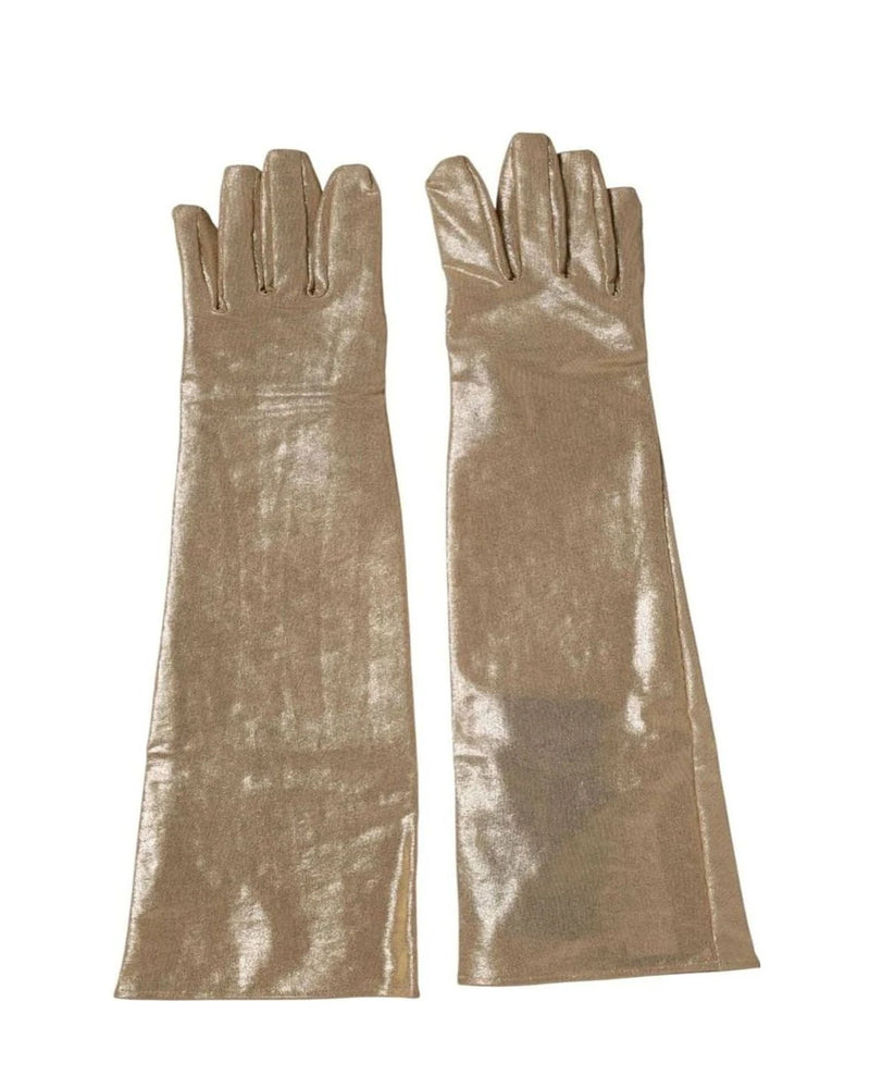 Dolce & Gabbana Gloves & Mitten in beige, Polyamide — view 2