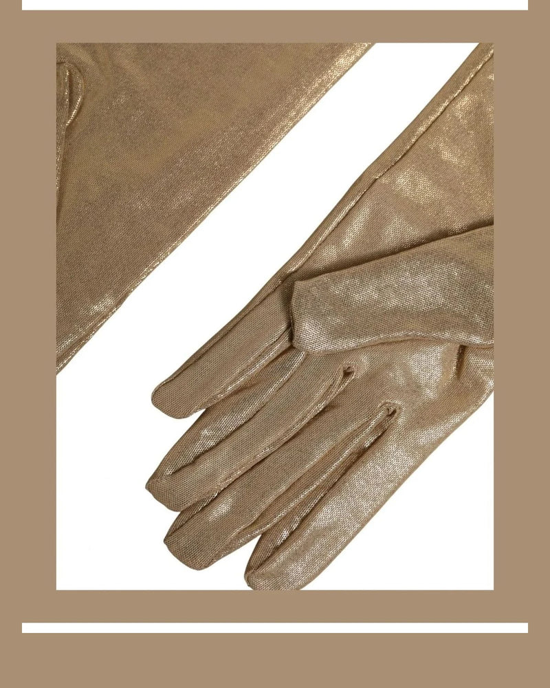 Dolce & Gabbana Gloves & Mitten in beige, Polyamide — view 4