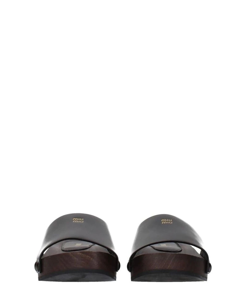Miu Miu Black Sandals 