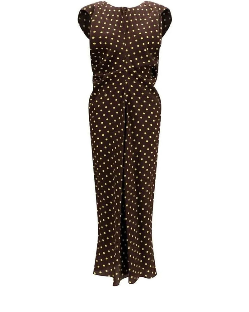 Marni Dresse in brown, Silk