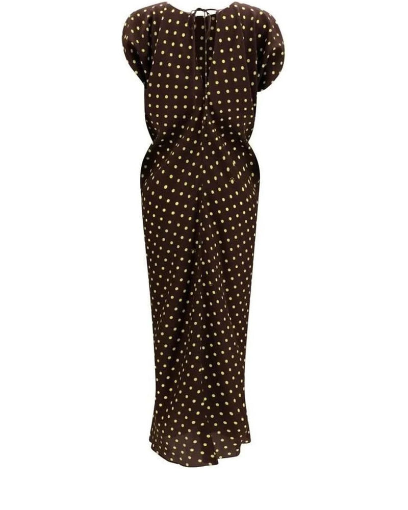 Marni Dresse in brown, Silk — view 2