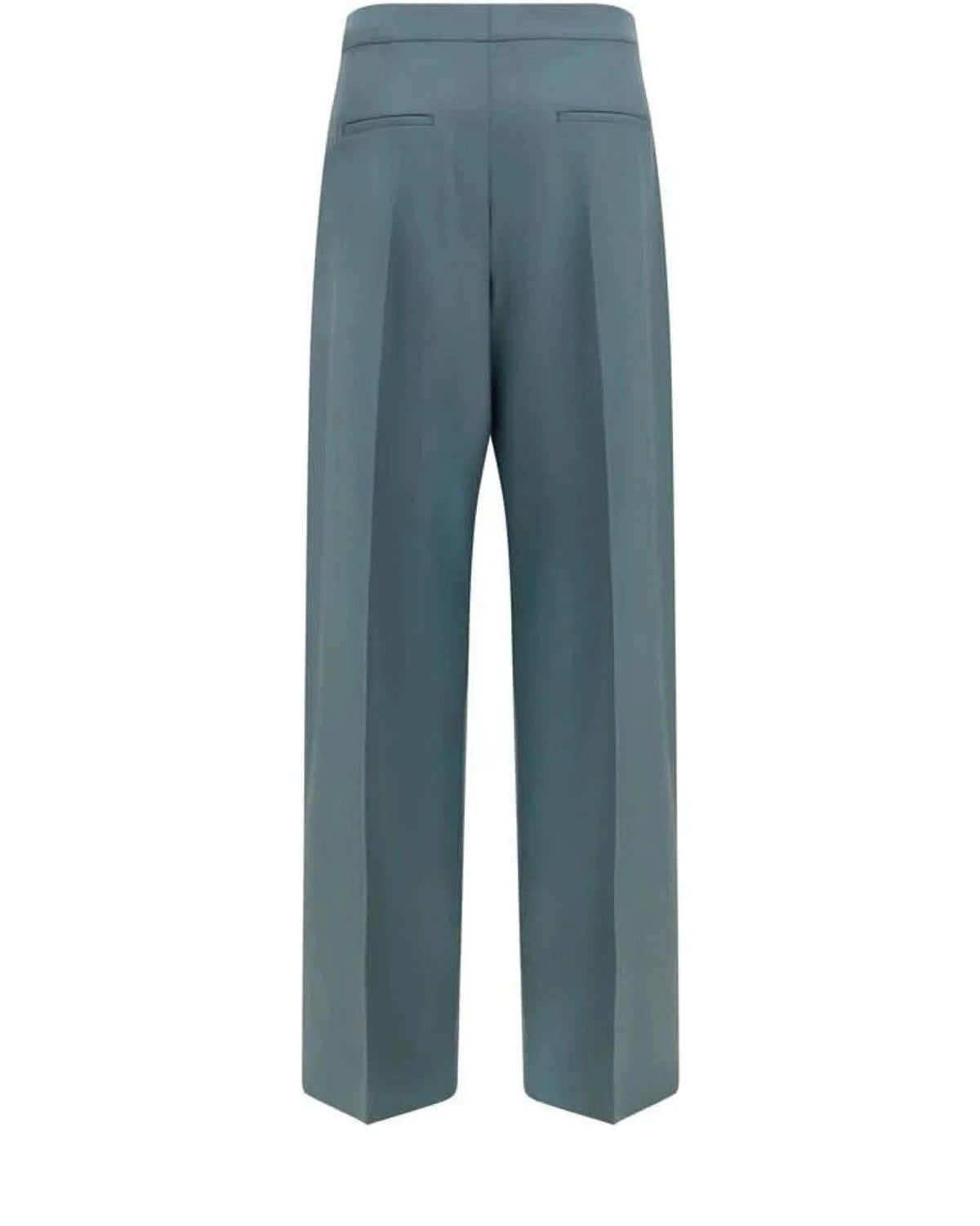 Chloé Trouser in blue, Fleece Wool — view 2
