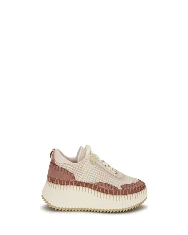 Chloé Beige Chunky Sneakers 