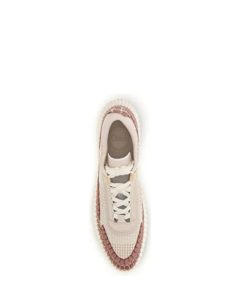 Chloé Beige Chunky Sneakers 