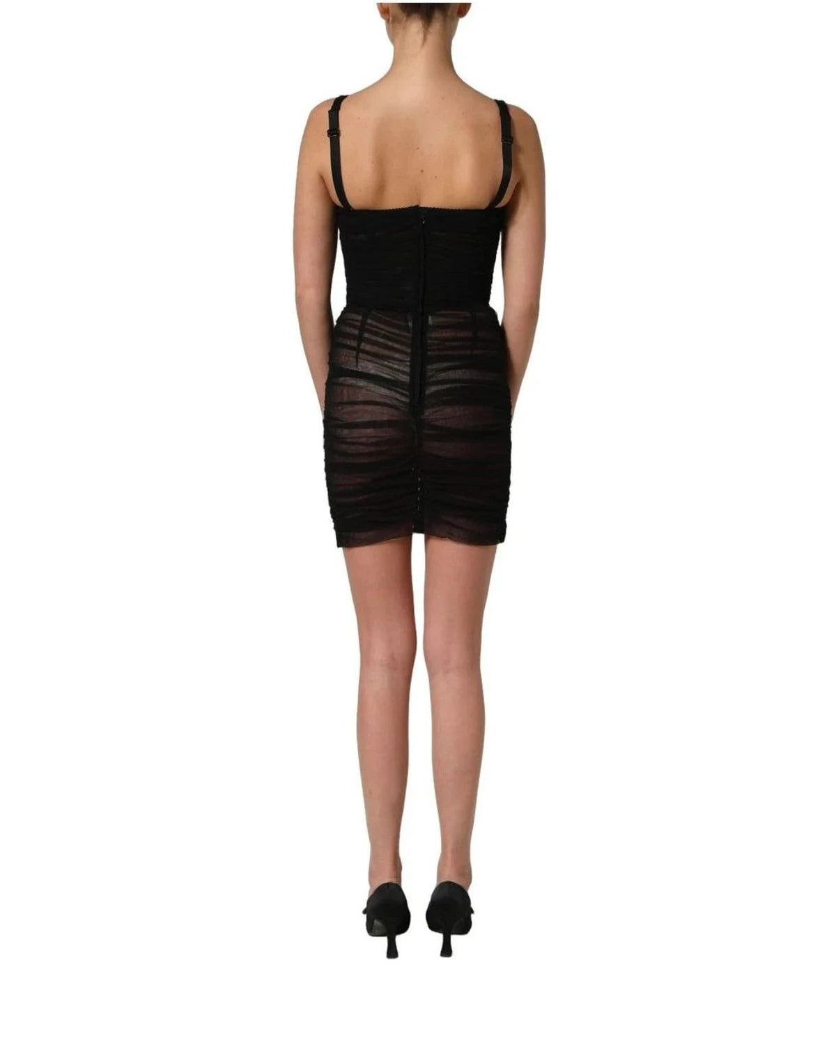 Dolce & Gabbana Dresse in black, Cotton — view 5