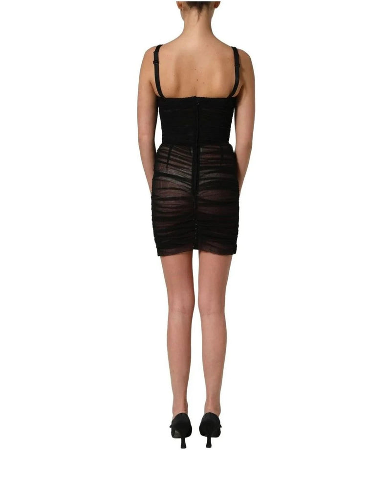 Dolce & Gabbana Dresse in black, Cotton — view 5