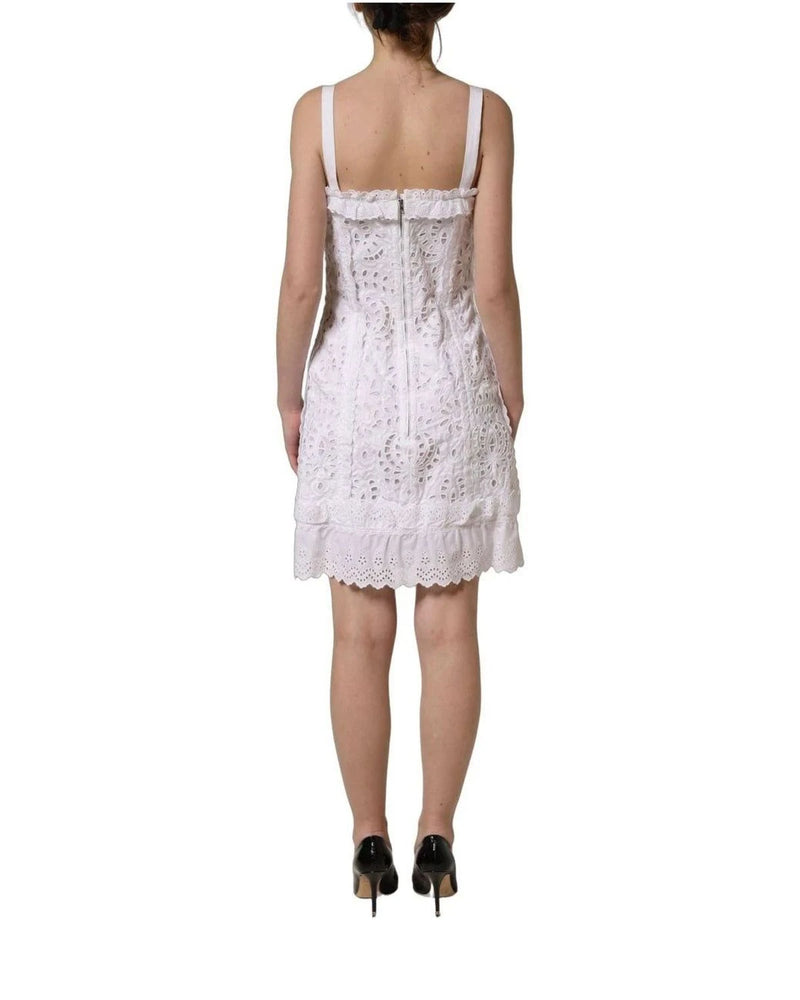 Dolce & Gabbana Dresse in white, Cotton — view 6