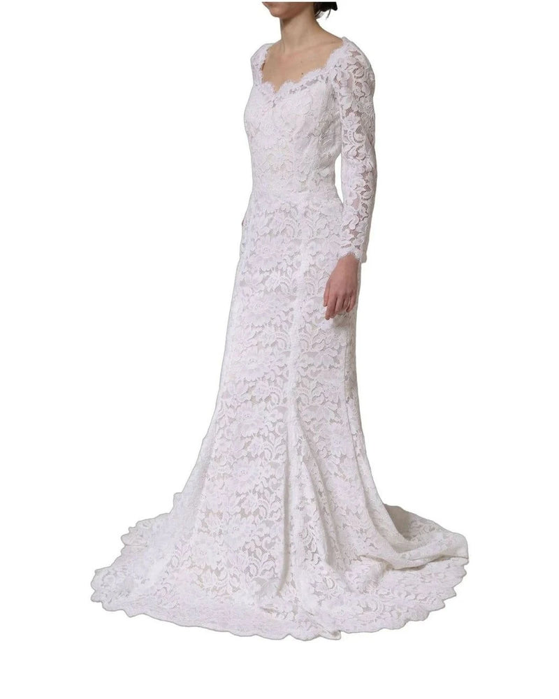 Dolce & Gabbana Wedding Dresse in white, Silk — view 4