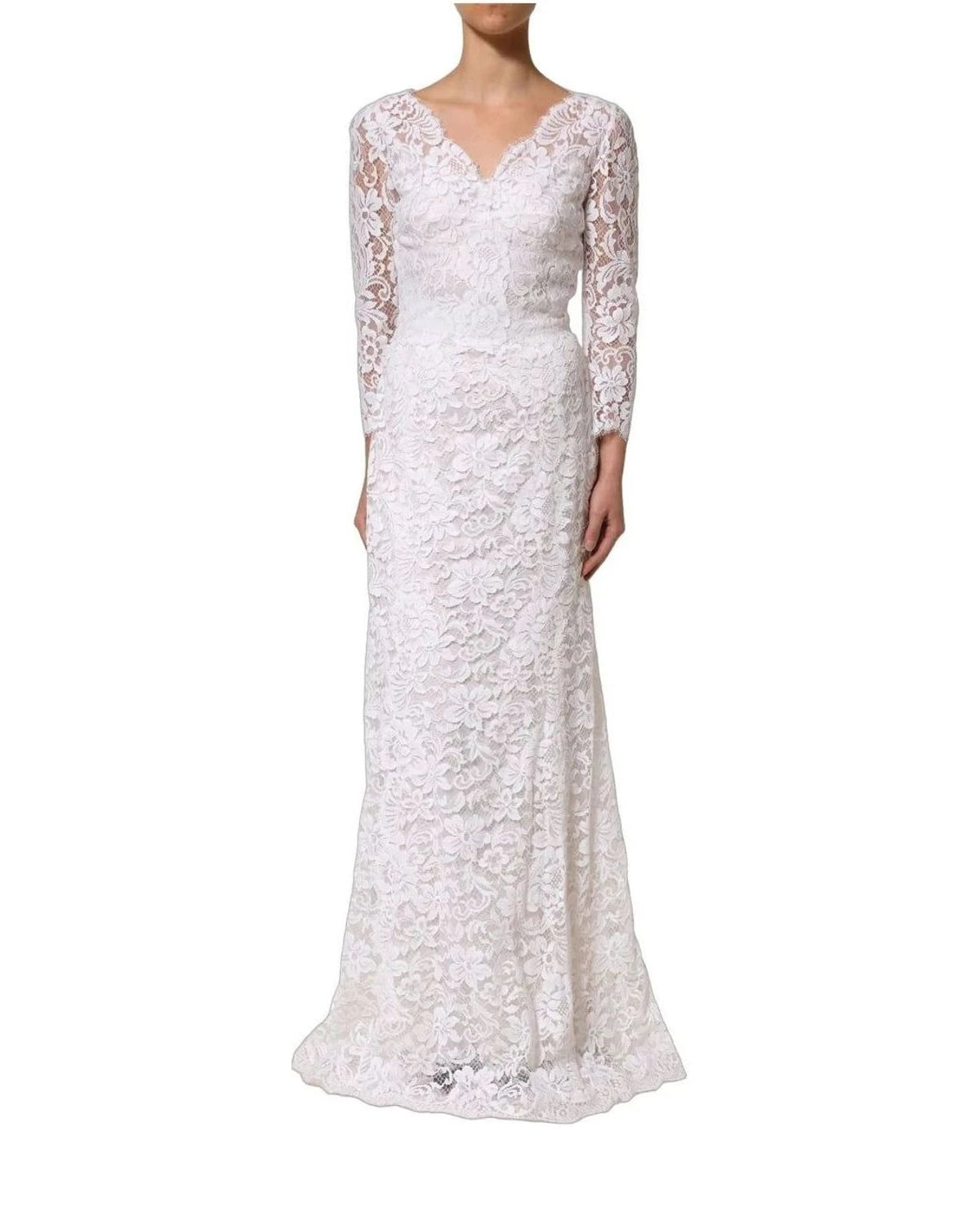 Dolce & Gabbana Dresse in white, Silk — view 3