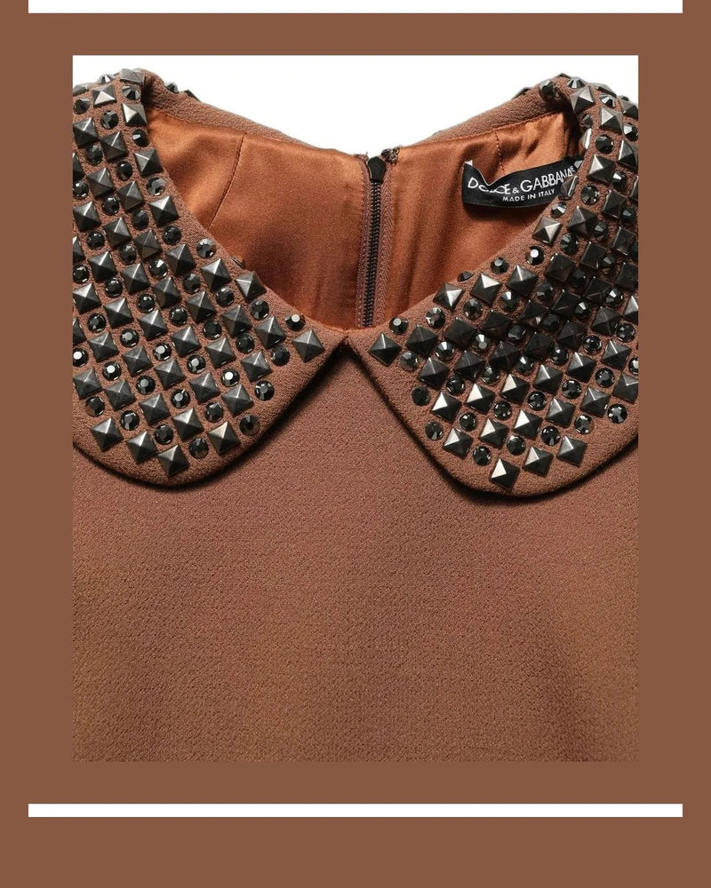 Dolce & Gabbana Dresse in brown, Silk