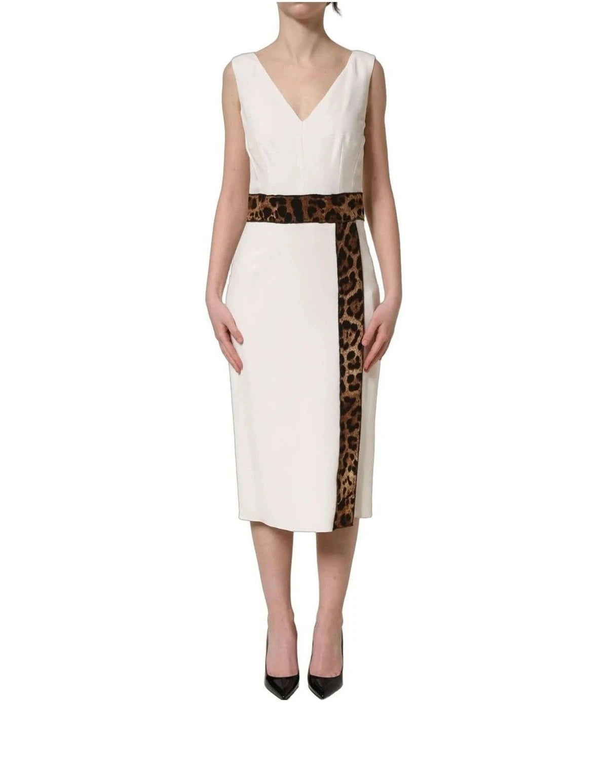 Dolce & Gabbana Dresse in white, Silk — view 3