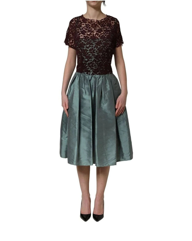 Dolce & Gabbana Dresse in purple, Silk — view 3