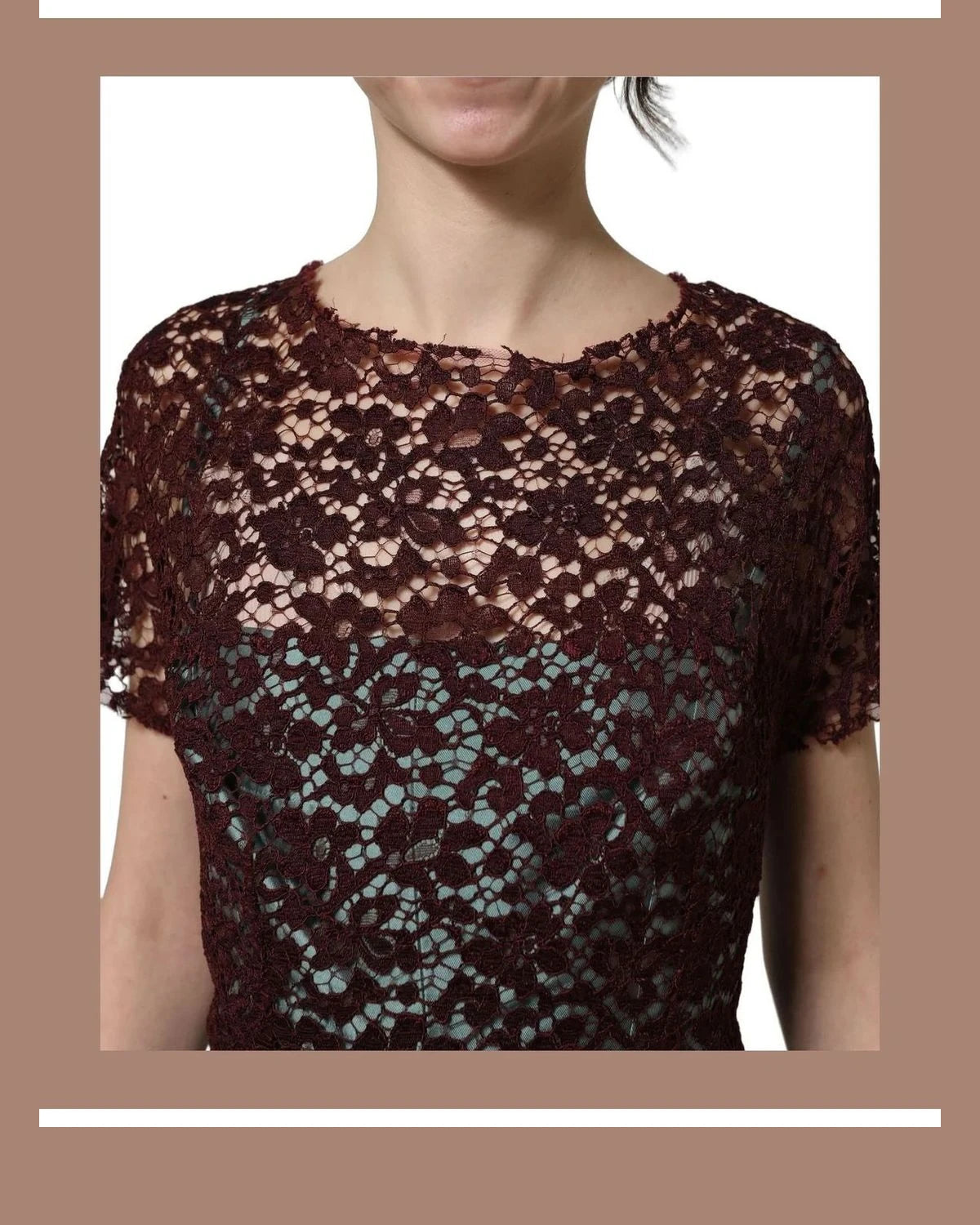 Dolce & Gabbana Dresse in purple, Silk — view 4
