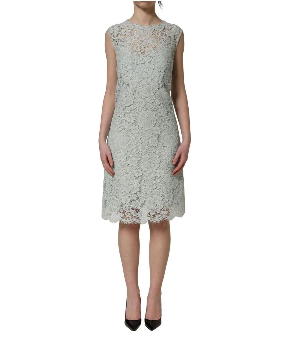 Dolce & Gabbana Dresse in green, Silk — view 3