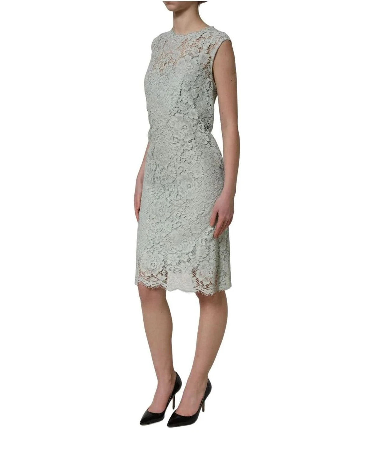 Dolce & Gabbana Dresse in green, Silk — view 4