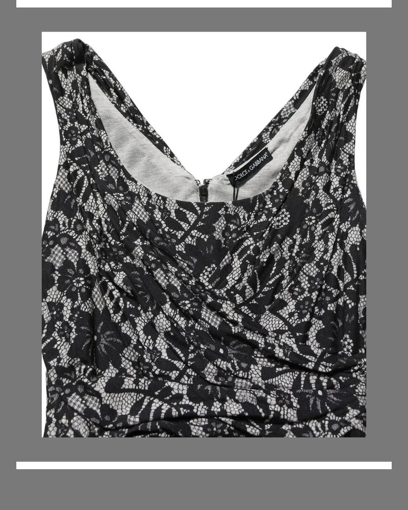 Dolce & Gabbana Dresse in black, Viscose — view 7