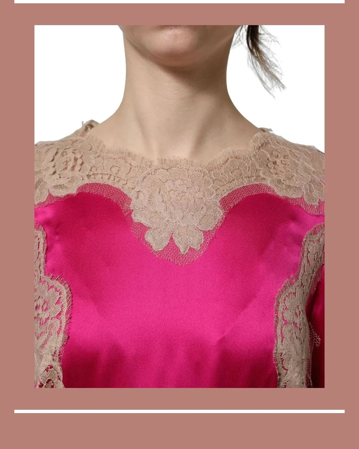 Dolce & Gabbana Dresse in pink, Silk — view 6