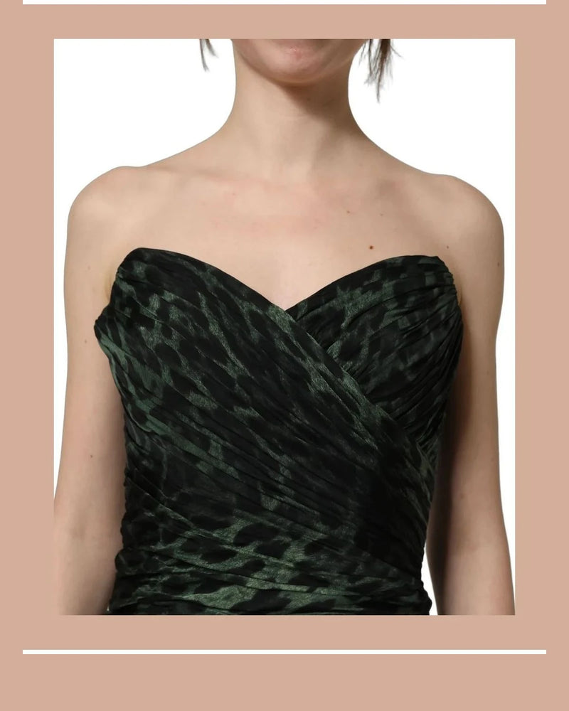 Dolce & Gabbana Dresse in green, Silk — view 6
