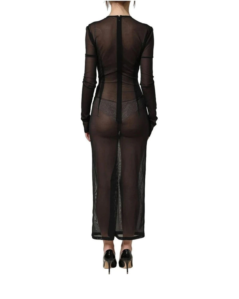Dolce & Gabbana Dresse in black, Silk — view 5