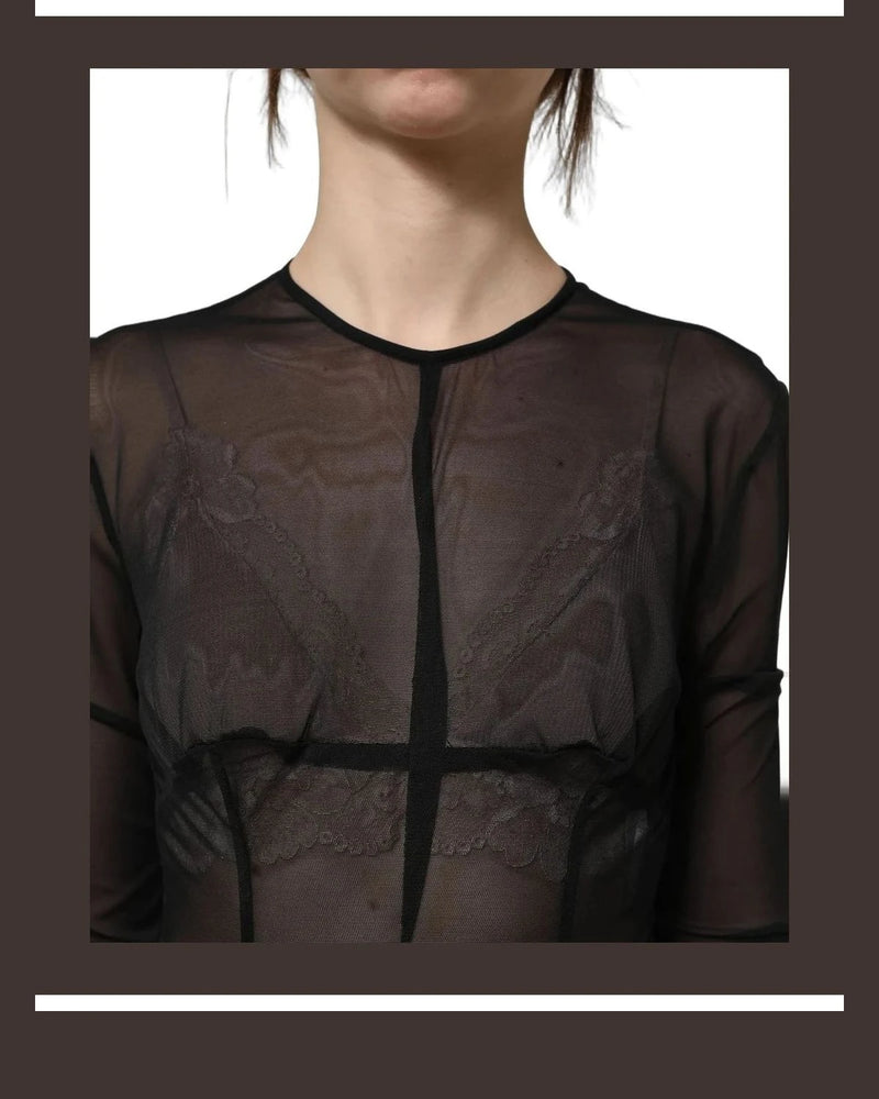 Dolce & Gabbana Dresse in black, Silk — view 6